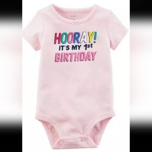 Carter's Baby Girls 1st Birthday Bodysuit